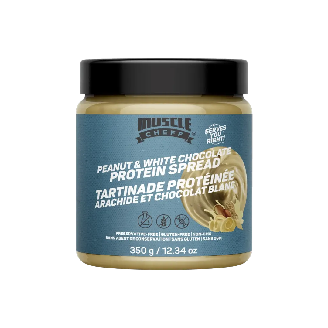 Protein Spread - Peanut & White Chocolate  (12.34 Oz. /350 G) (now at 35% off)