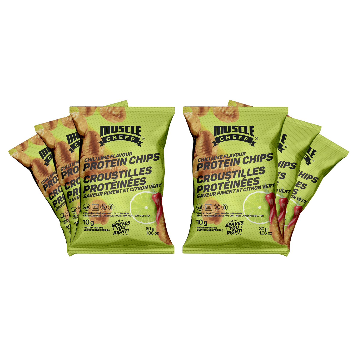 Protein Chips - Chili & Lime Flavour