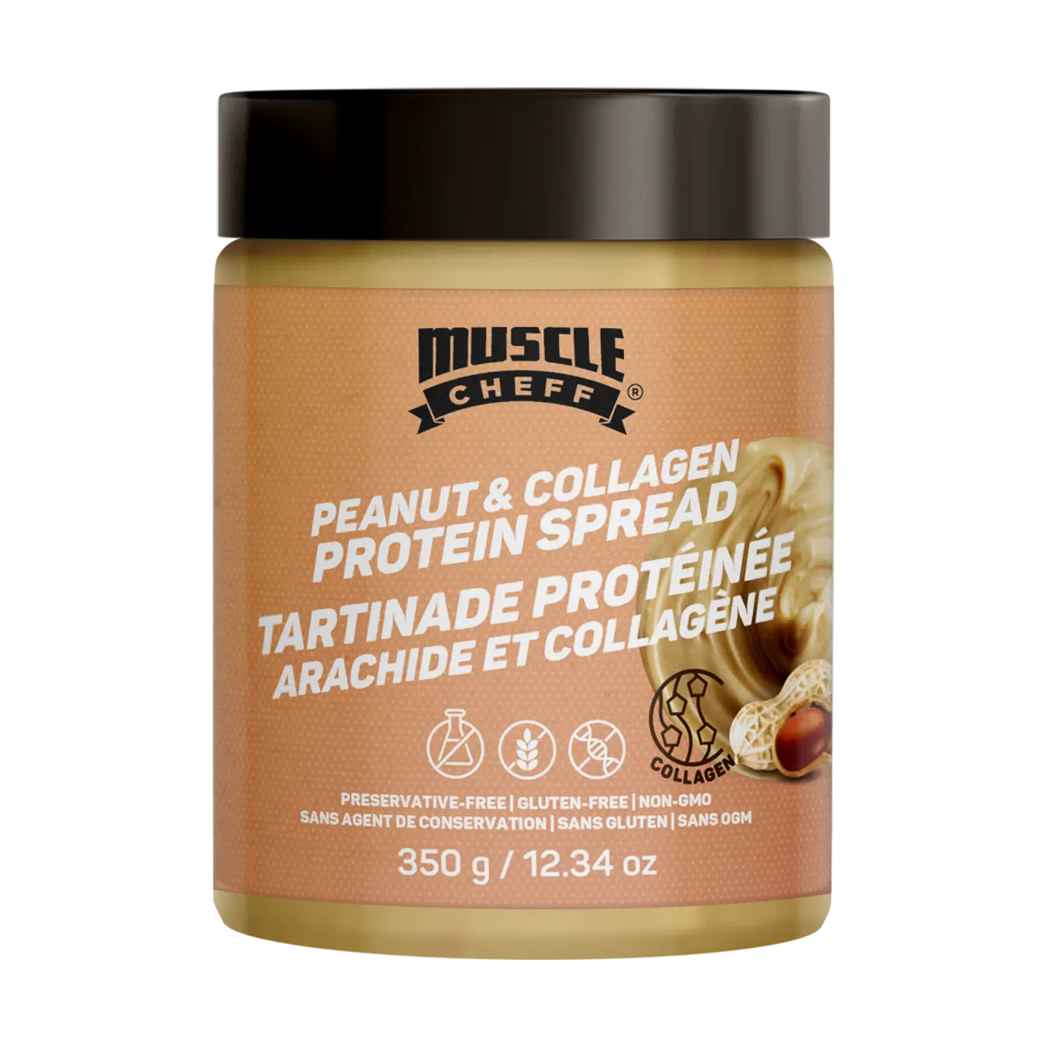 Protein Spread - Peanut & Collagen (12.34 Oz. /350 G)